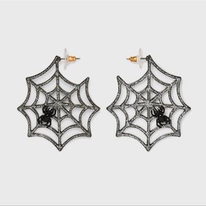 Sugarfix by Baublebar “Stuck-On You” Spider Web Earrings